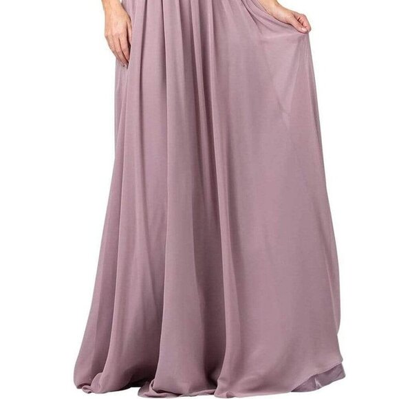 NWT Dancing Queen 2571 Prom Dress Brown in Size XS - Picture 2 of 4